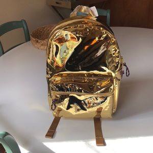 NWT gold girls backpack